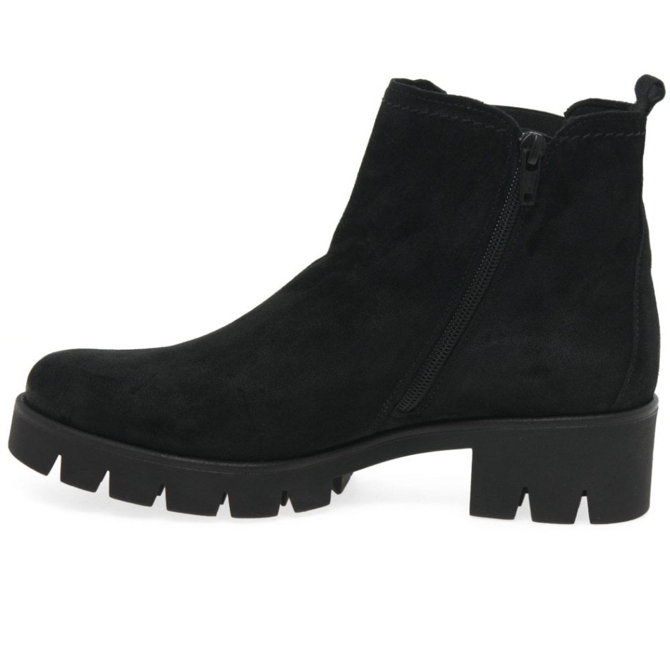 Gabour | Bottes Chelsea En Daim Exclusives Bodo Pour Femme En Daim Noir